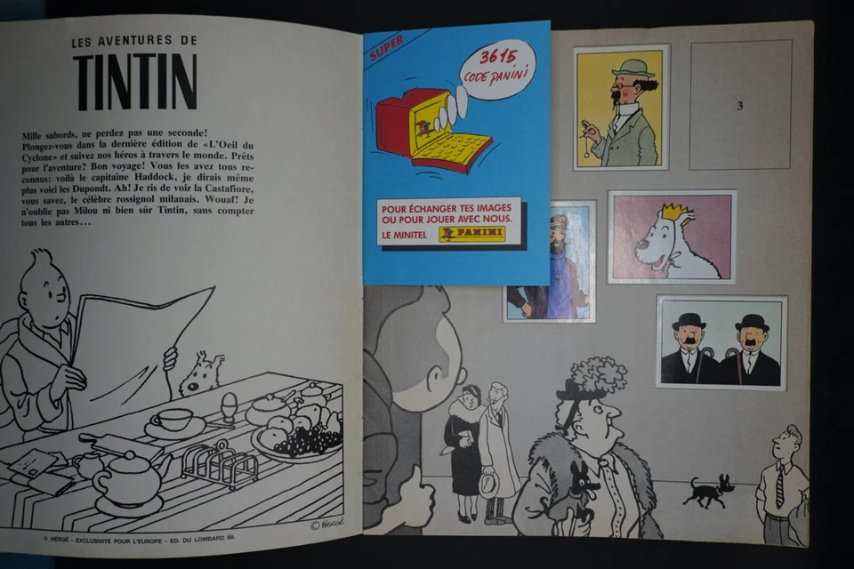 Panini Tintin 1989 Lombard Hergé - Photo 4/4