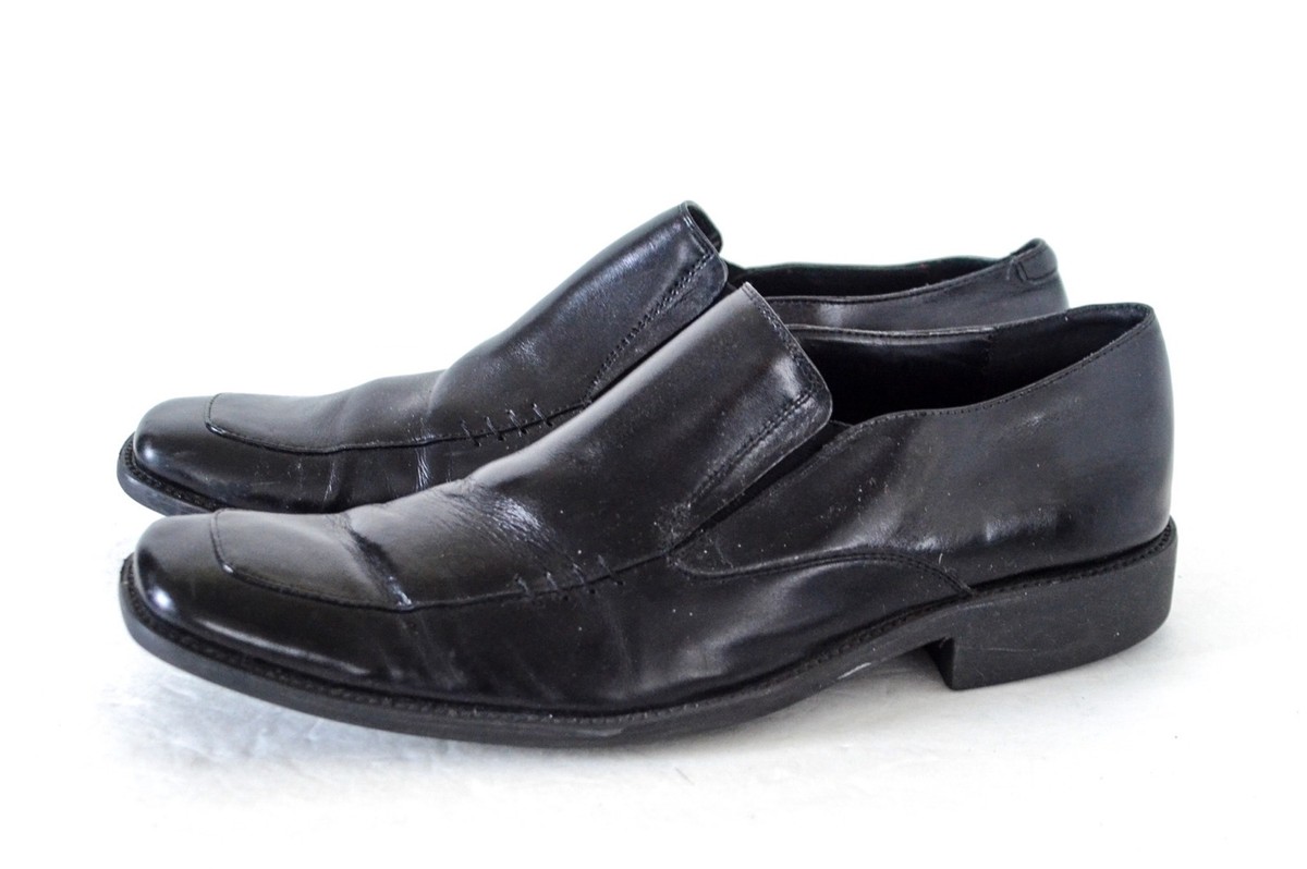 Steve Madden P-Klak Black Leather Men\'s Shoes PLAKARD Black Leather Lace Up Dress Shoes | Men main image 3