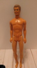 Vintage 1968 1991 Head Ken Doll Barbie Brown Hair Nude No Clothes Mattel