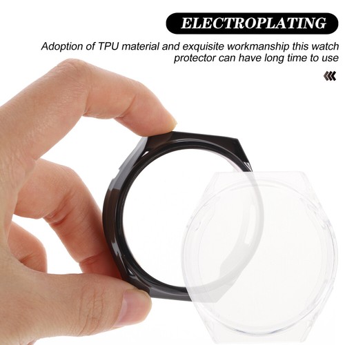 2 Pcs Electroplating TPU Protective Case Replaceable Watch Screen Cover - 第 7/12 張圖片
