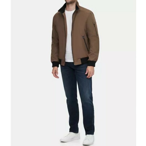 calvin klein men's ripstop bomber jacket