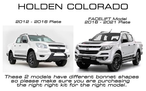 2016-2021 HOLDEN Colorado COMBO kit Bonnet + Doors + decals stripes - Picture 6 of 9