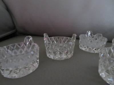 5 salieron en cristal taillé en forme de petit seau • EUR 25,00