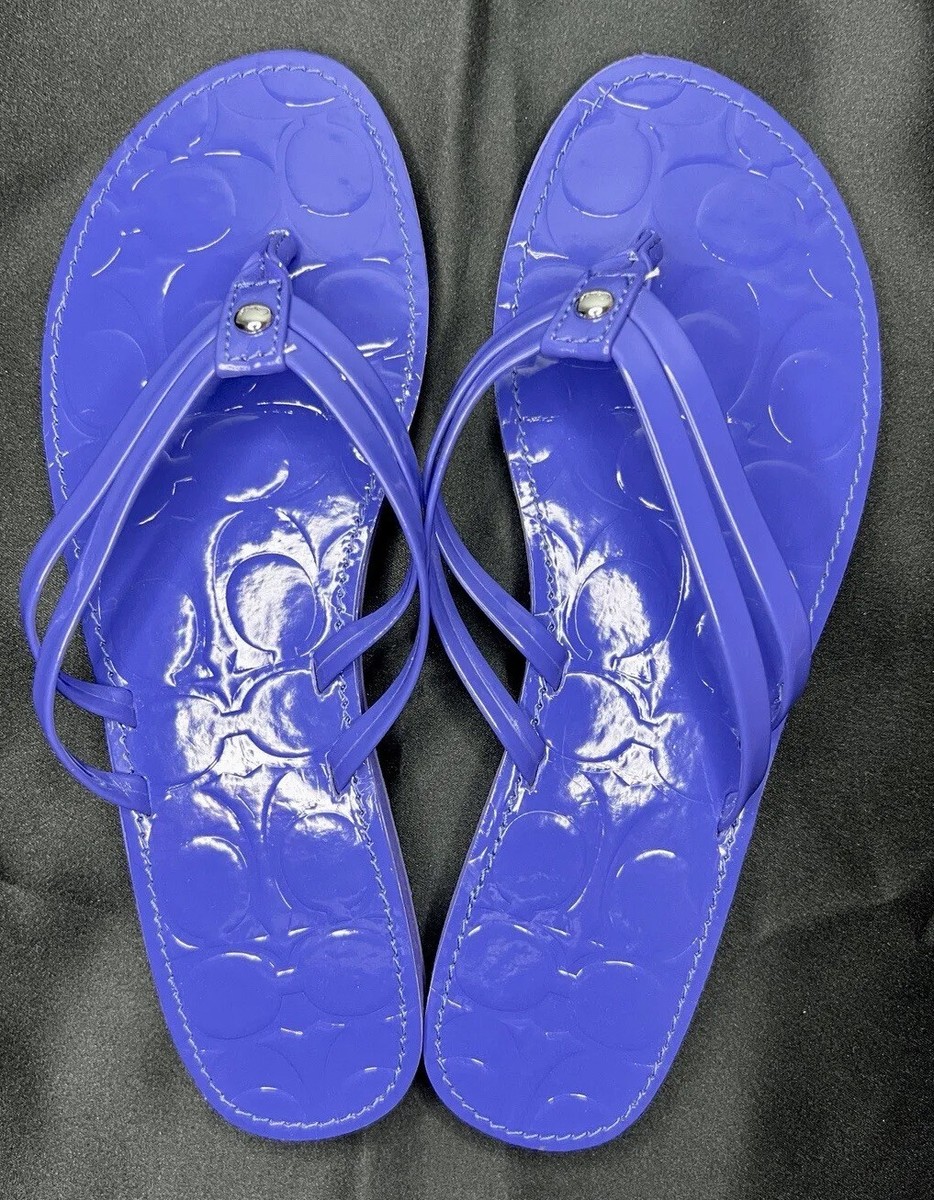 Coach juney flip flops Clearance