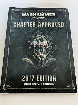 Warhammer 40K Chapter Approved 2017 Edition Games Workshop Expansion Book
