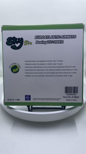 Sky500 1:500 Euro Atlantic Airways Boeing 777-200 Air Madagascar Model Airplane - Picture 2 of 16