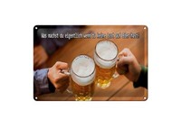 Blechschild Spruch 30X20 Cm Bier Wenn Du Keine Lust Hast Deko Schild