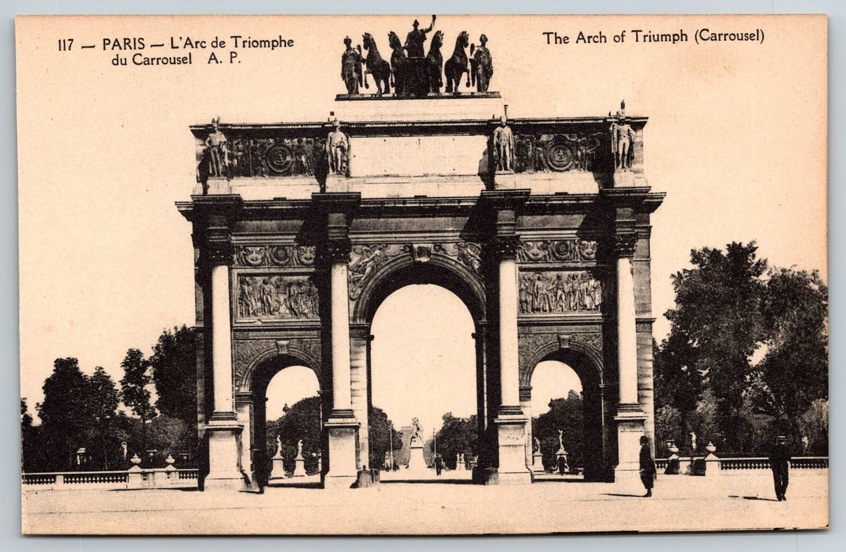 Arch of Triumph, Paris, France Postcard PAR159 | eBay