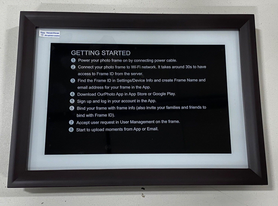Dragon Touch Classic 10 WiFi Cloud Digital Picture Frame. 16 GB Auto