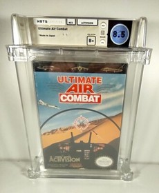 Ultimate Air Combat New Nintendo NES Factory Sealed WATA Grade 8.5 B+ Near Mint