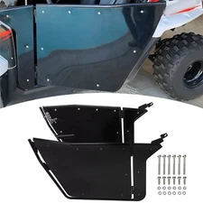 Black Left Right 2 Full Swing Open Doors Aluminum Kit For 09-22 Polaris RZR 170