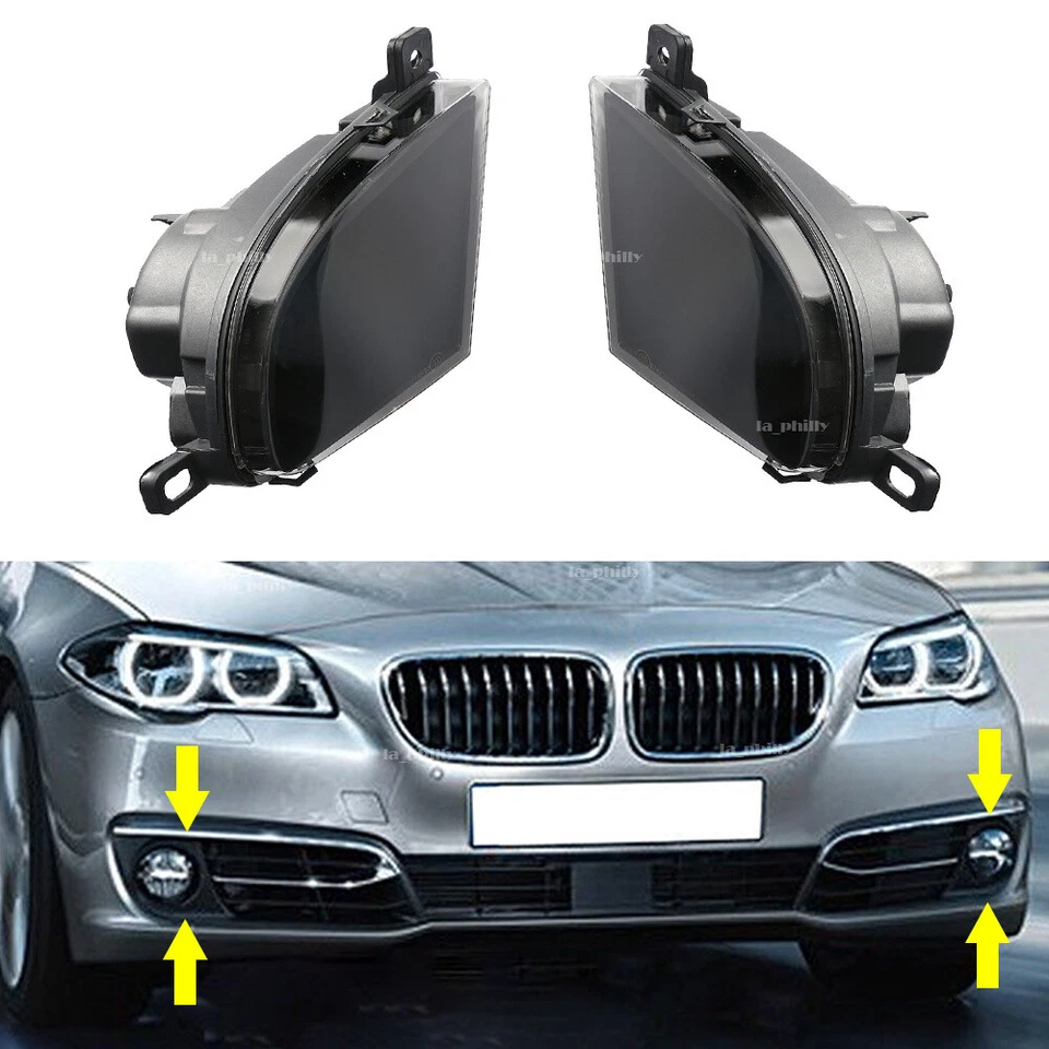 2X Front Bumper Fog Lamp L+R For BMW 5 Series 528i 550i 535xi 535i E60 2008-2010 Foto 2 de 3