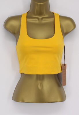 GIRLFRIEND COLLECTIVE PALOMA BH KLASSISCH DAMEN GOLD LEUCHTEND ORANGE UVP 55£ AD