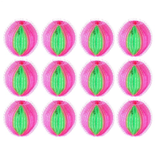 12 Pieces Hair Catcher Nylon Cleaning Ball Anti Entanglement 35mm Wash Ball