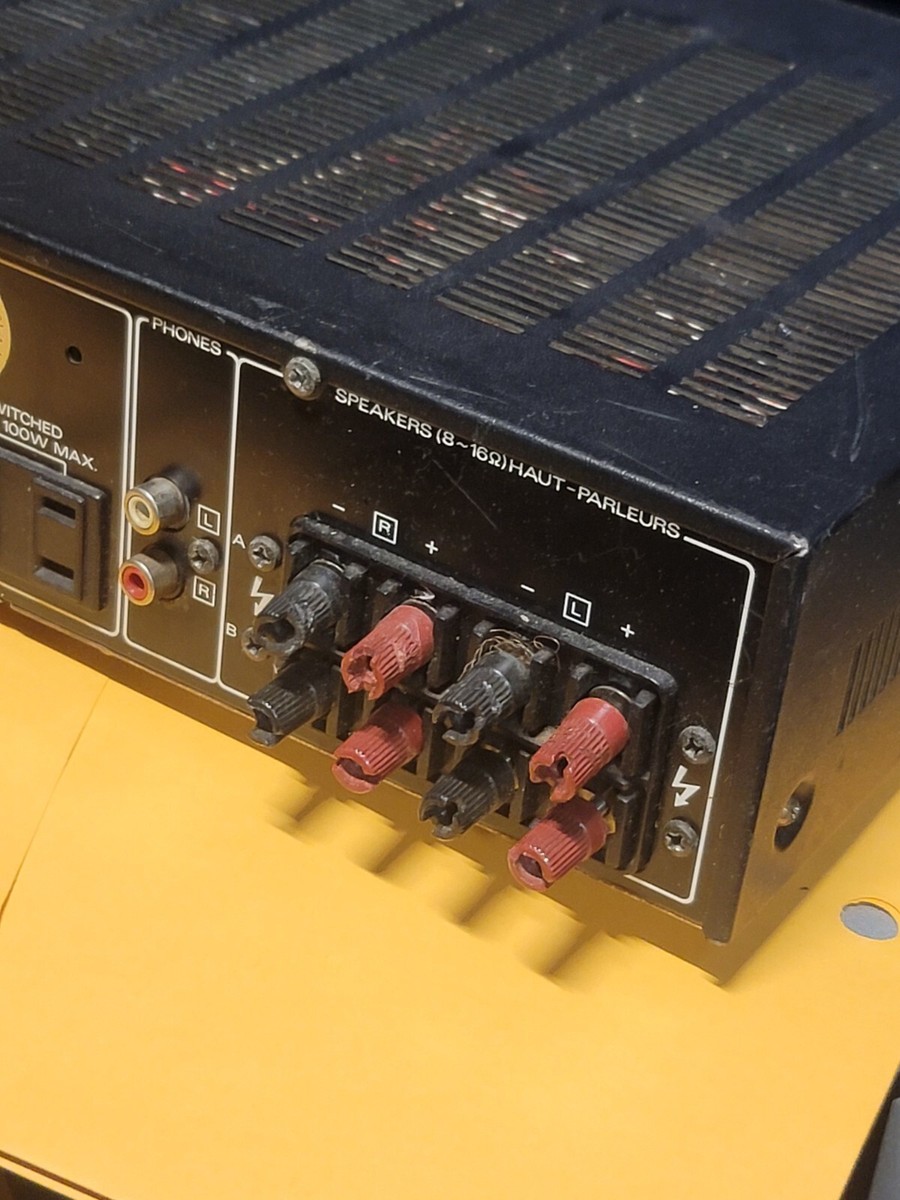 Kenwood Stereo Integrated Amplifier MODEL KA-51B Works Great