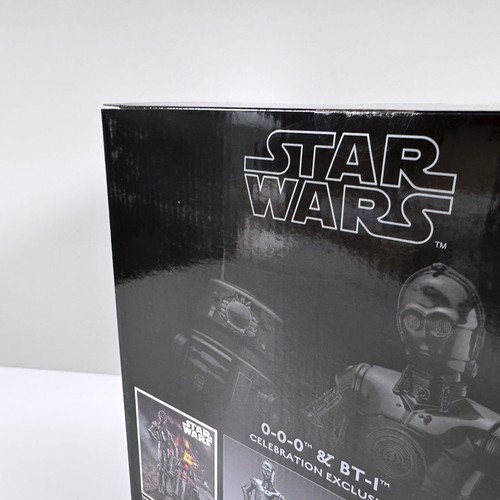 Star Wars Kotobukiya ARTFX+ 1/10 0-0-0 & BT-1 Celebration Orlando 2017 NEW MISB - Picture 9 of 10