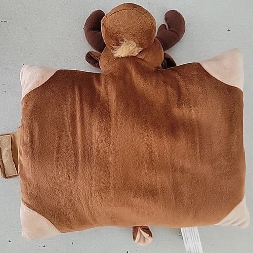 Canada Moose Roll Up Pillow/Plush Travel Companion Pillow-Embroidered Logos - Picture 11 of 16