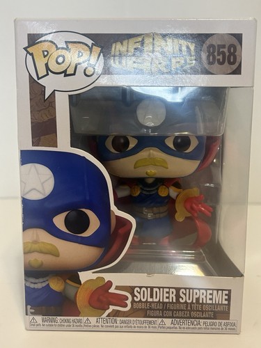 Funko POP! Marvel Infinity Warps Soldier Supreme #858 - Picture 1 of 8