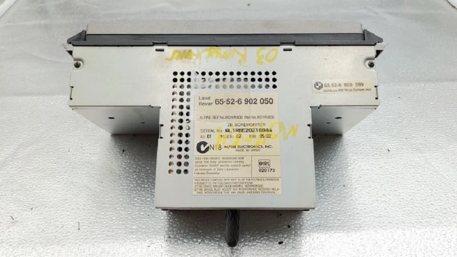 Land Rover Range Rover 2003-2004 montado en el tablero navegación GPS pantalla de visualización OEM Foto 3 de 4