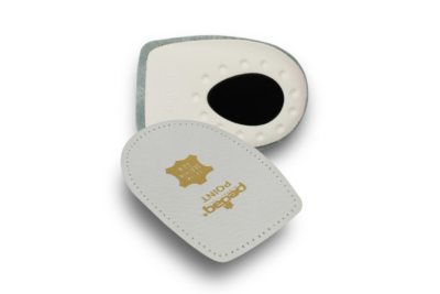 Pedag Point 190 heel cup leather pads, full body weight support, heel spurs care