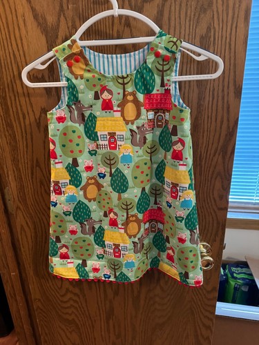 Little Girl Jumper Dress Size 5 - Picture 2 of 3