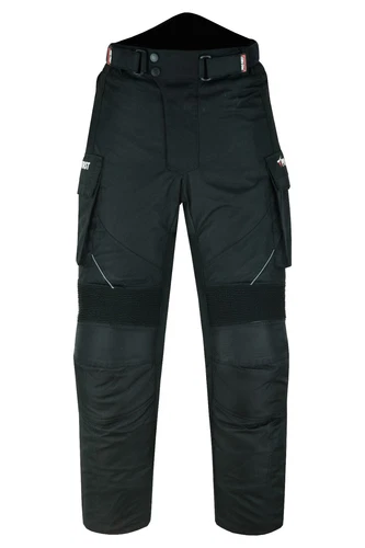 Motorcycle Motorbike Waterproof Cordura Textile Trousers Pants CE Armours Black