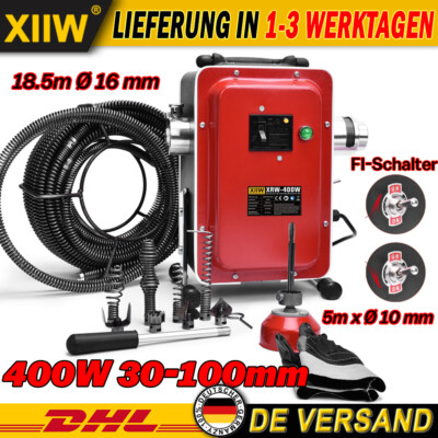 Rohrreinigungsmaschine Rohrreiniger Spirale Rohrreinigungsgerät Abflussreiniger