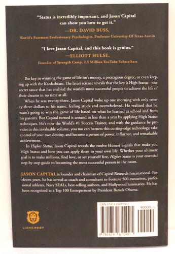 Higher Status: The New Science of Success and Achievement NEW - FREE SHIPPING - Picture 2 of 2