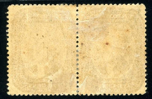 USAstamps Unused US 1859 Jefferson Scarce Pair Scott 29 OG MH +Cert SCV $12,000+ - Picture 2 of 3
