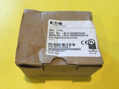 NEW EATON ELC-EX08NNAN, ELC Digital Expansion Module 8 I/O  Free Shipping!
