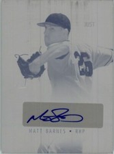 MATT BARNES 2011 Just GEMS Autograph Rookie Auto Plate RC 1/1