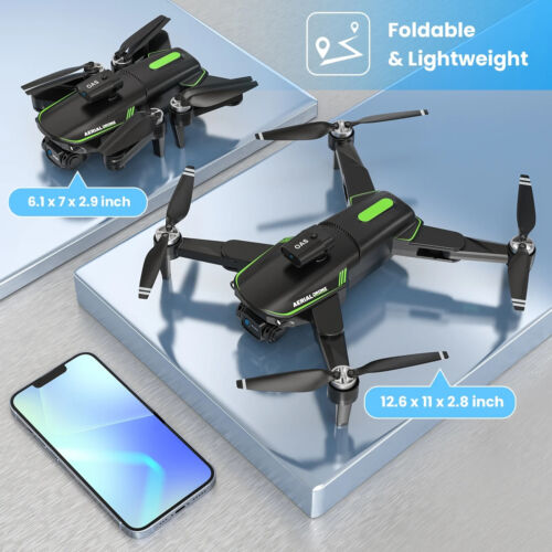 Vilinice 4K Camera Drone Dual HD Cameras 90° Adjustable Lens Brushless Motor - Picture 3 of 24