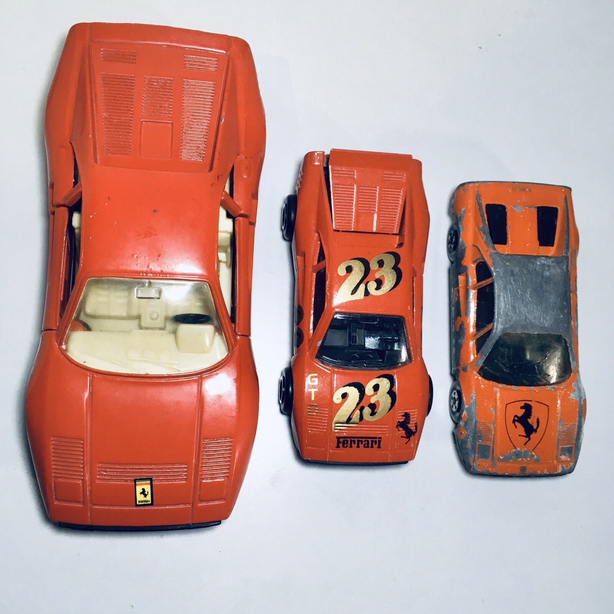 Lot of (3) Ferrari Diecast - MC Toy 288 GTO / Majorette GTO