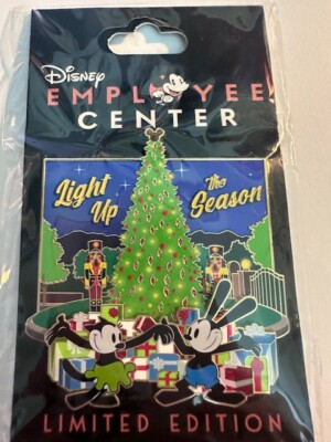 DEC Light Up The Season Oswald Rabbit Ortensia  Disney Pin (B)