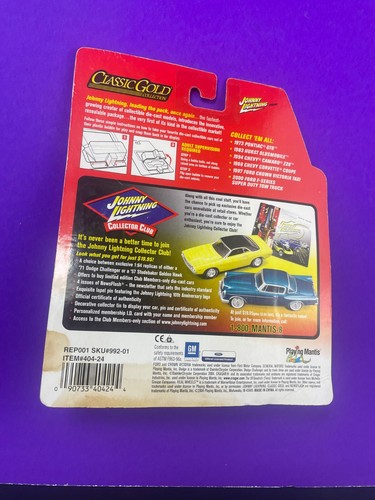 Johnny White Lightning 94 Chevy Camaro Z28, White interior and Tinted Windows zz - Picture 4 of 4