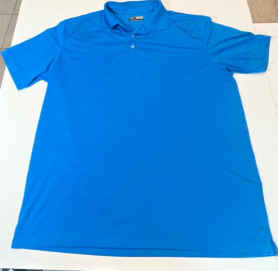 Callaway Optidri Polo Golf Shirts Lot Of 2 Adult Size XXL 2XL Blue And Green Men