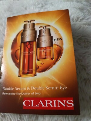 CLARINS Double Serum & Double Serum Eye 0.03oz 0.9mL Ea