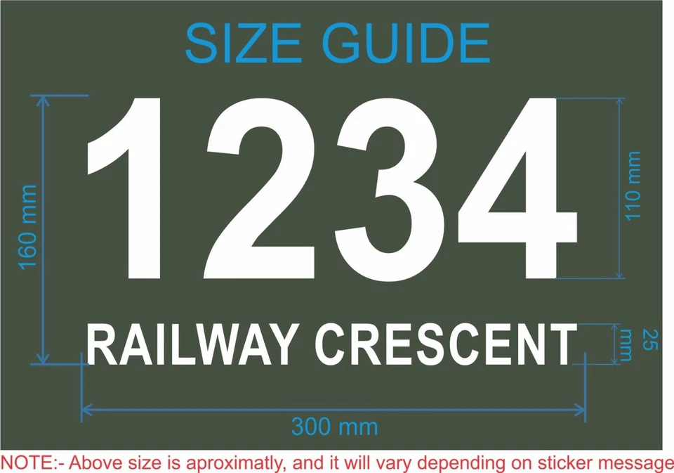 3x Rubbish Bin Sticker Personalised house number street name Wheelie bin Decals - image 3 of 4