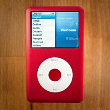 NEW Apple iPod classic 7th Generation Red  White 1TB MP3 - SEALED