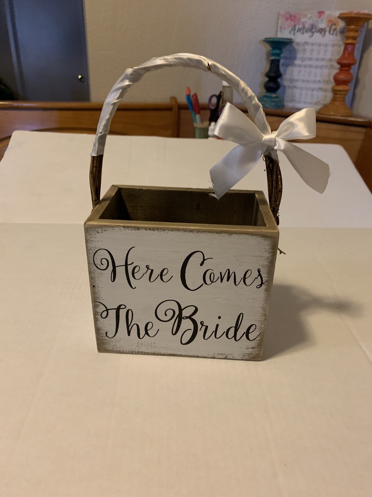 flower girl box basket