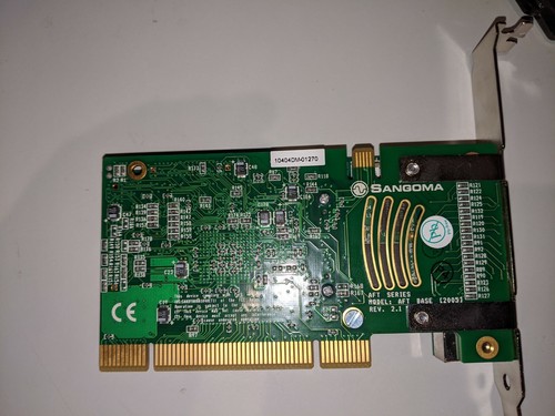Sangoma A104 Quad 4 Span Port PRI T1 E1 Card PCI Asterisk WANPIPE A108 - Picture 3 of 3