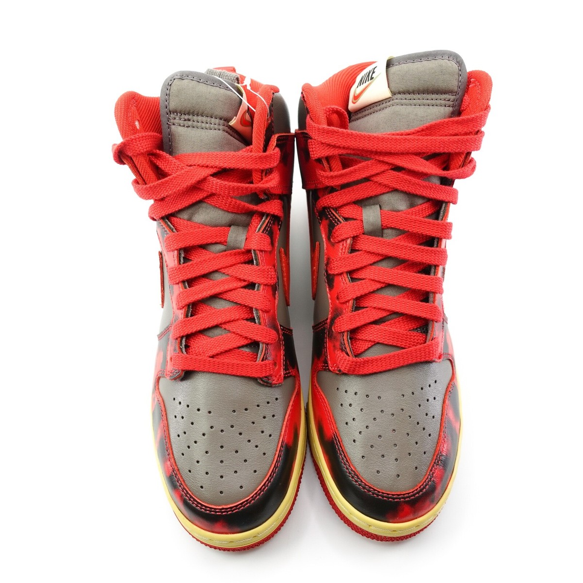 Nike Dunk High 1985 SP Red Acid Wash Mens Size 8.5 DD9404