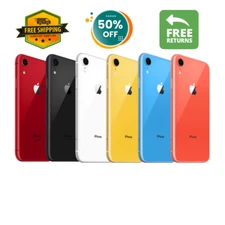 Apple iPhone XR 64GB Fully Unlocked Verizon Att Cricket TMobile (Red Blue Black
