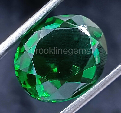 Natural 22.0 Ct Zambian Emerald Oval Shape EGL Certified Heated Gemstone 5ART