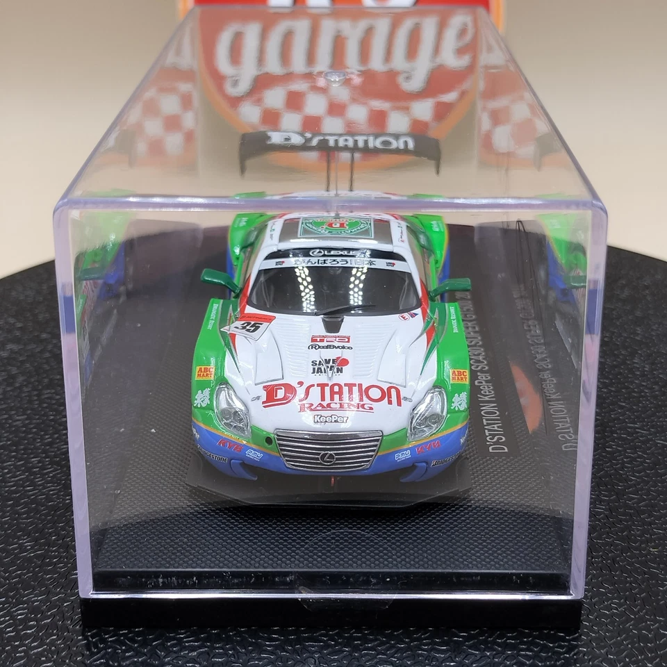 EBBRO 1/43 D'STATION KeePer SC430 SUPER GT500 2011 green 44552 car diecast model - Image 3 of 4