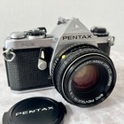 Pentax Me Slr 35mm Film Camera w/ Smc Pentax-M 50mm 1:2 Lens! From Japan