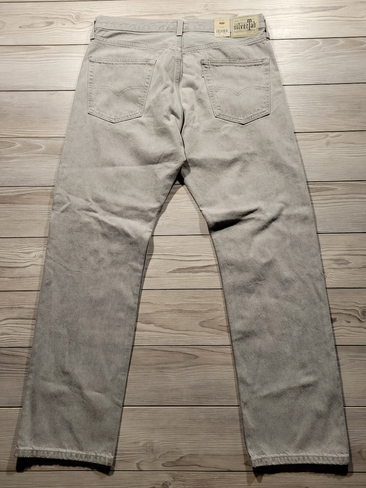 Levis Silvertab Men's Size 34x32 Straight Zip Denim Jeans Pants Bliss