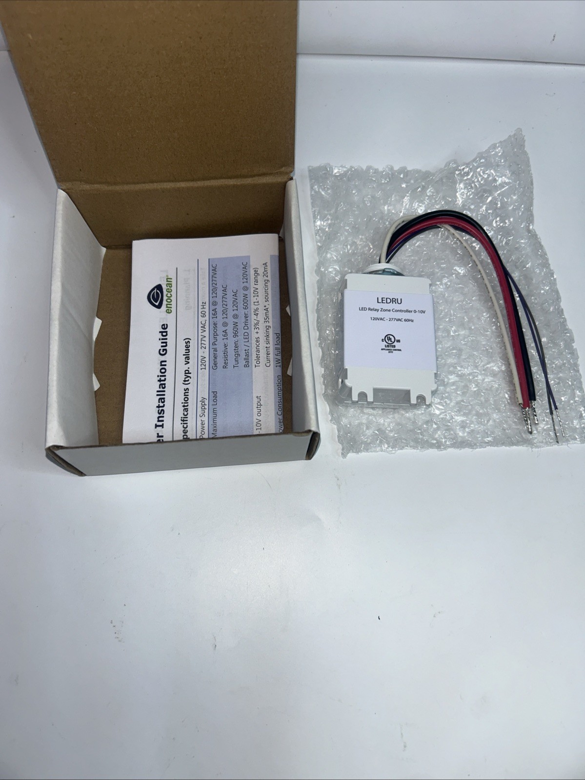 ENOCEAN LEDRU-W-EO LED RELAY ZONE CONTROLLER 0-10V NEW SEALD