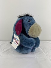 1990  s Disney Store Eeyore Winnie the Pooh Plush W/ Tags 10  detachable tail