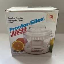 Vtg Proctor Silex Juicer Juicit Model J333 Cordless Portable Battery Powered New
